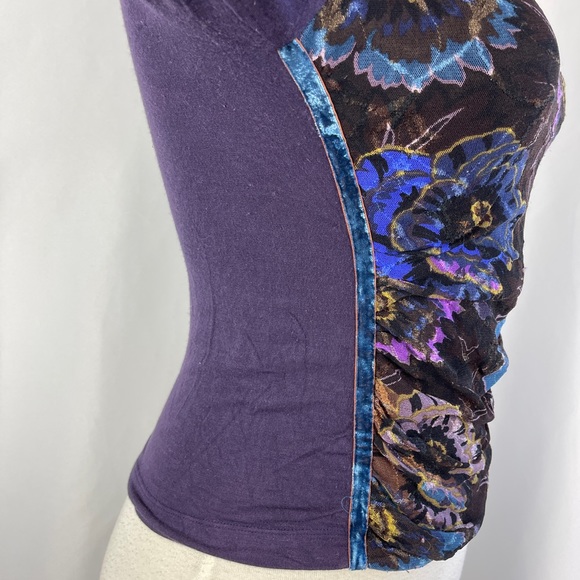 Etro purple floral turtleneck - Picture 3 of 5
